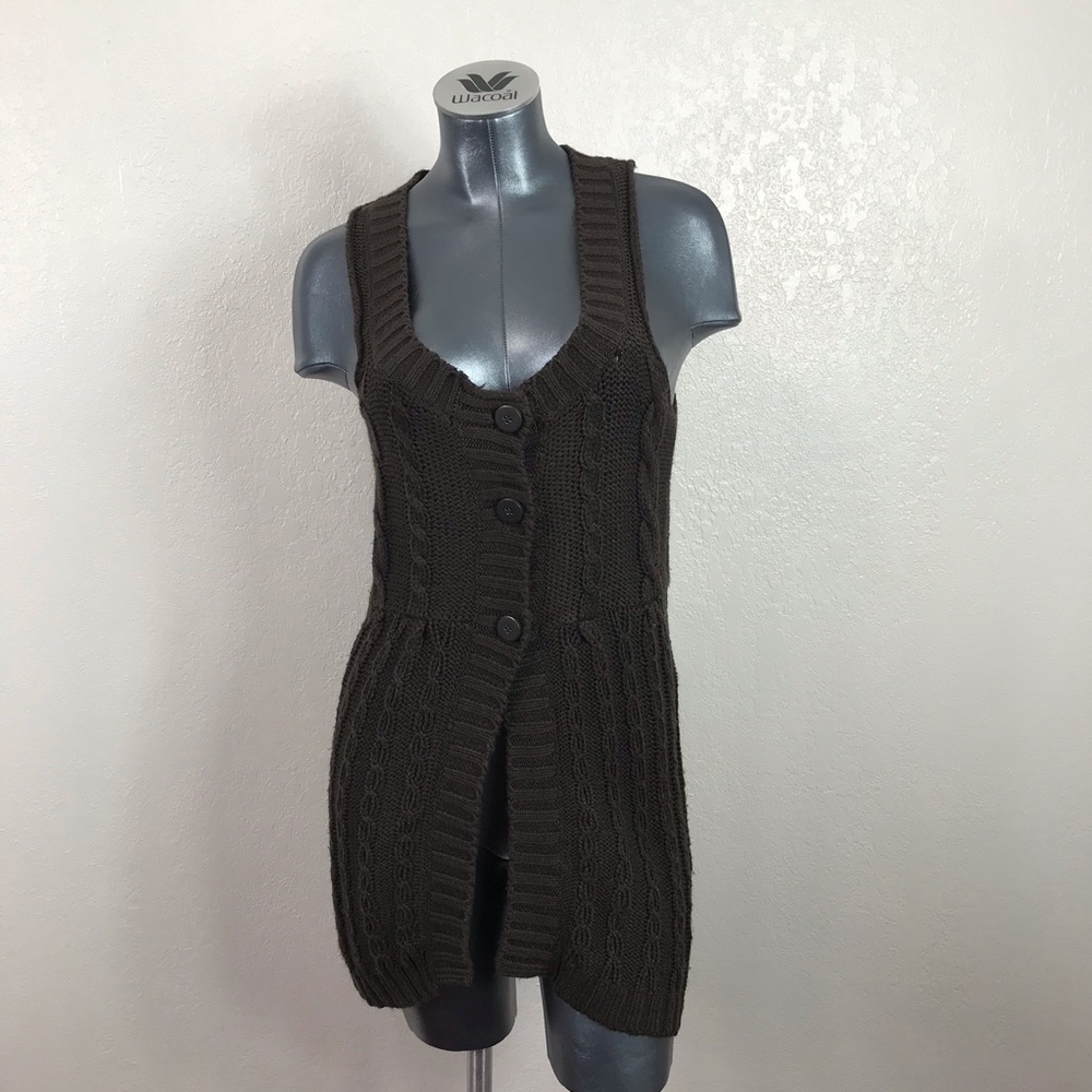 BROWN CARDIGAN